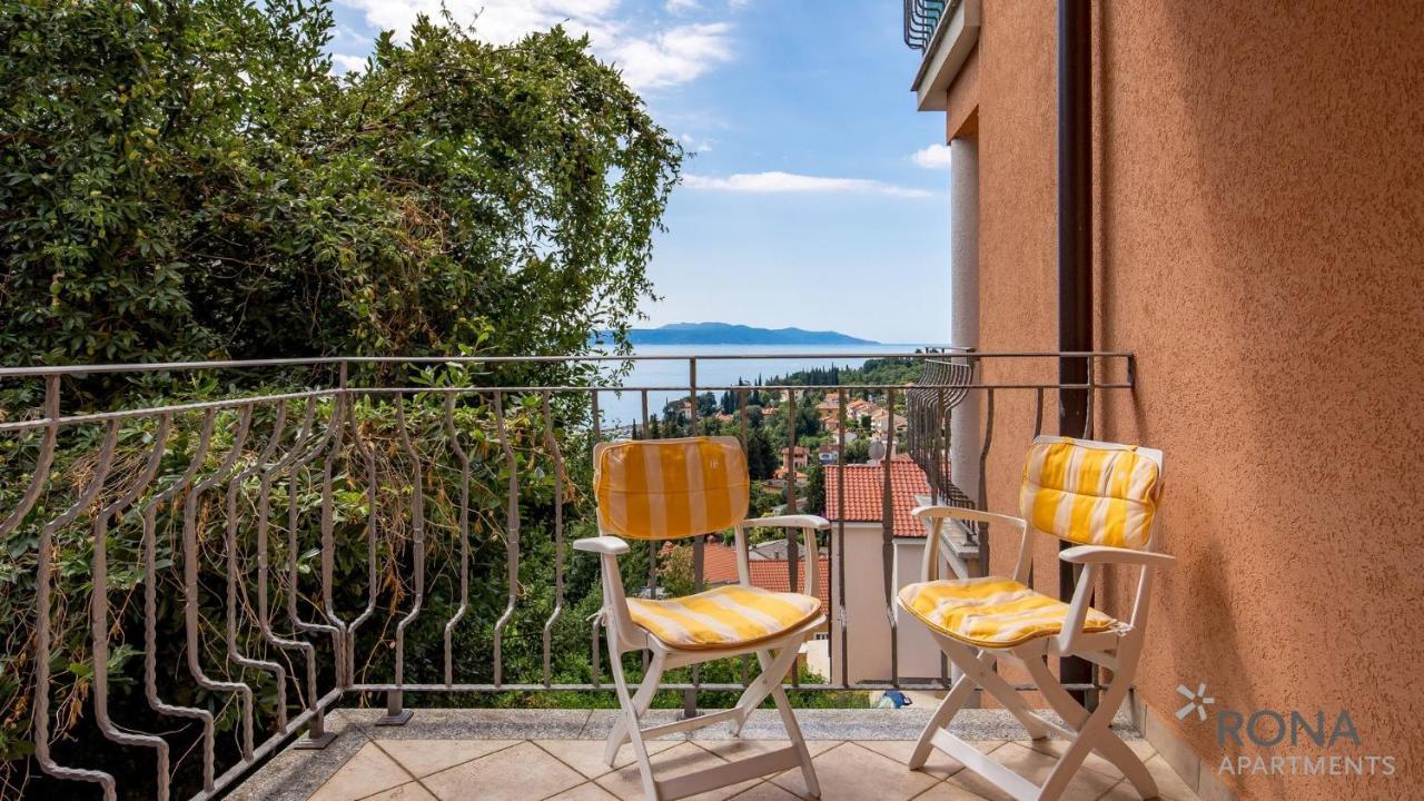 Rona Spacious Apartment With A Panoramic View Ičići Dış mekan fotoğraf