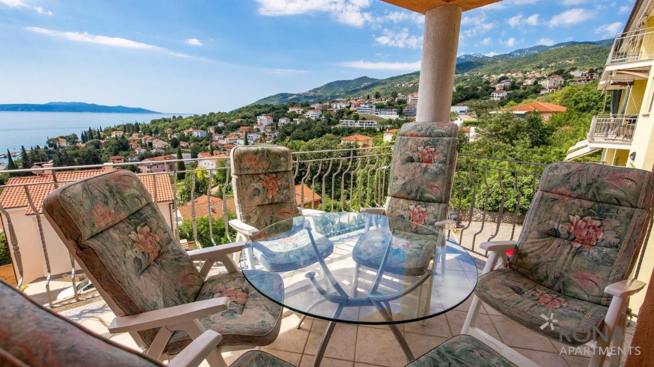 Rona Spacious Apartment With A Panoramic View Ičići Dış mekan fotoğraf
