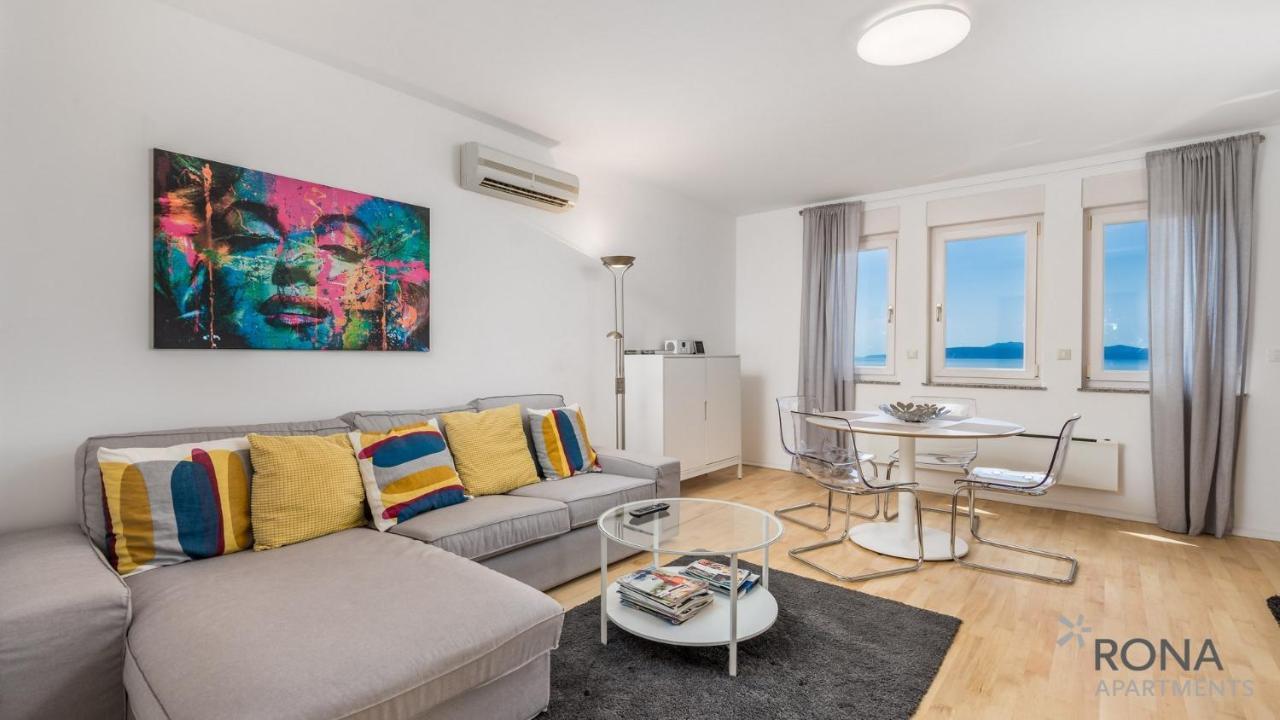Rona Spacious Apartment With A Panoramic View Ičići Dış mekan fotoğraf