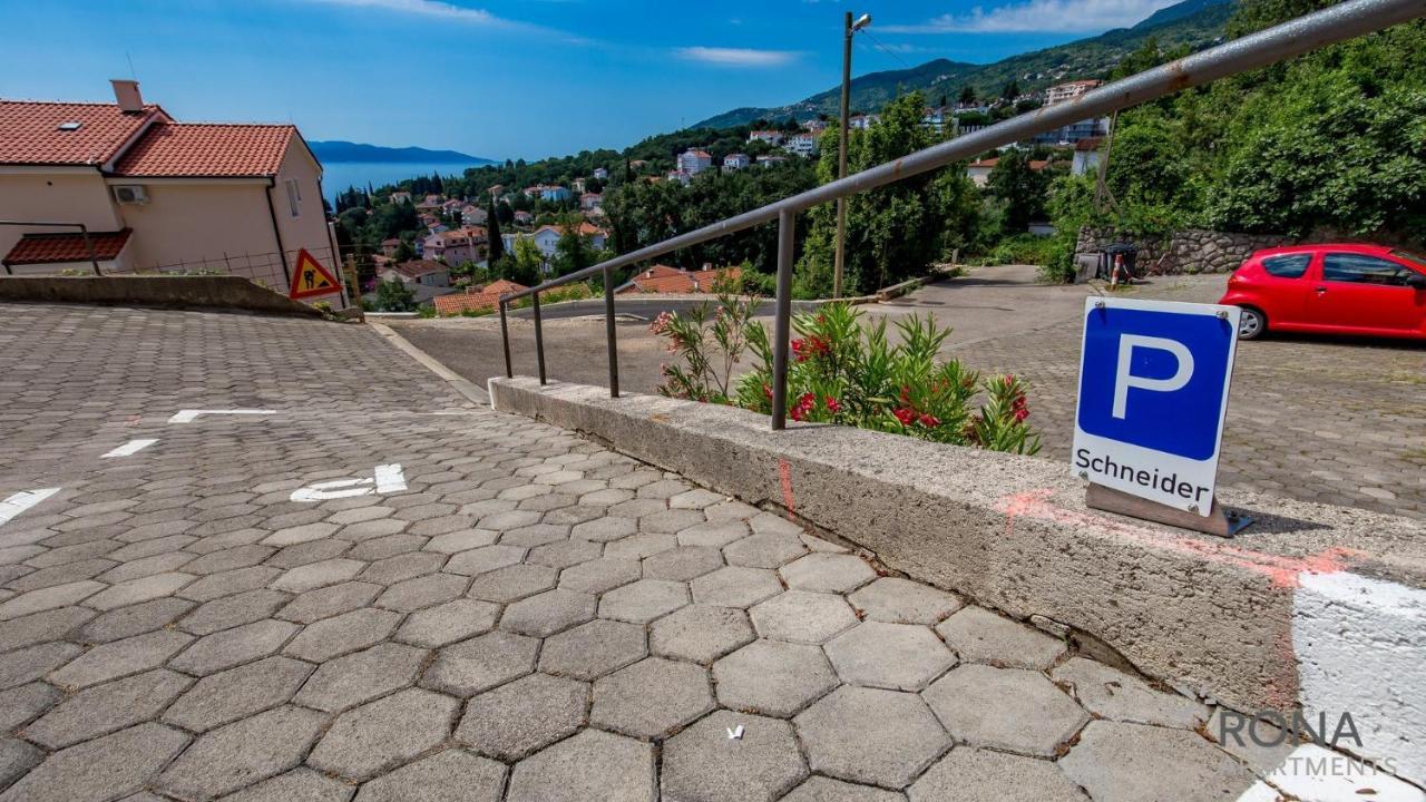 Rona Spacious Apartment With A Panoramic View Ičići Dış mekan fotoğraf