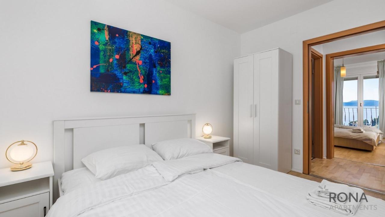 Rona Spacious Apartment With A Panoramic View Ičići Dış mekan fotoğraf